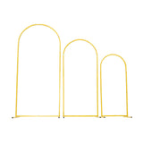 Arch Stand, Set of 3, 1.8/1.5/1.2 m, Stable Structure, Easy Assembly, Gold Metal Arch V952-BYDGMJSJT6FTQCA1U001V0
