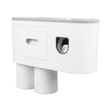 Toothbrush Holder Wall Mounted with 2 Cups Automatic Toothpaste Dispenser Multifunctional Toothbrush V1294-YM0901-3112230071811