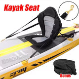 Adjustable Canoe Kayak Seat Padded Detachable BackPack Hooks With Storage Bag V201-W12587278