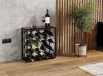 Freestanding Metal Wine Rack for 25 Bottles V178-36090