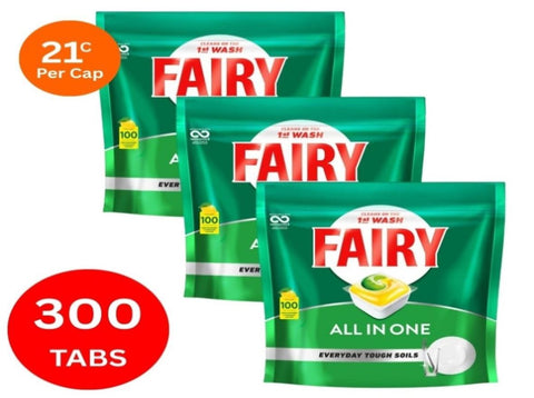 Fairy All In One x 300 Lemon Dishwasher Tablets FAIRY-80787322X3_NZ