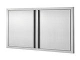 BBQ Access Door, 914x610 mm Double Outdoor Kitchen Door, Stainless Steel Flush Mount Door, Wall V952-SMABSCJMYS366SI1RV0