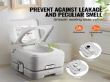 Portable Toilet for Camping with Carry Bag, RV Toilet with 3.2 Gal Waste Tank, Push-Button V952-DCX32GAL32GALYTV0V0