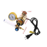 CO2 Pressure Regulator Co2 Regulator Gas Bottle Carbon Dioxide Pressure Reducer Suitable for V1366-AZ2-W-17047