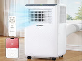 3-in-1 Devanti Portable Air Conditioner Dehumidifier Fan 7000BTU PAC-B-7000-WH