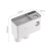 Wall Mounted Toothbrush Holder Multi Function Magnetic Absorption Bathroom Storage Rack with Drawer V1294-YM0716-3112220057111