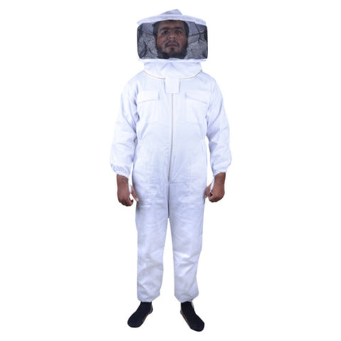 Beekeeping Bee Full Suit Standard Cotton With Round Head Veil S V122-OZ-410