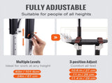 Drywall Stilts, 61-101.6 cm Adjustable Aluminum Tool Stilts with Protective Knee Pads, Durable and V952-SGBGQYCHS2440P55RV0