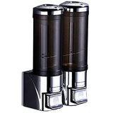 Adhesive Soap Dispenser 300ML Drill Free Wall Mount,Manual Dispenser Shampoo Shower for Kitchen V1366-AZ2-W-15820