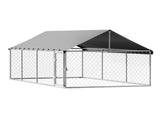 i.Pet Dog Kennel Large House XL Pet Run Cage Puppy Outdoor Enclosure 2Mx4M PET-DOG-CAGE-2X4-AB