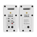 Kanto ORA4 140W Powered Reference Speakers with USB-C Input and Bluetooth - White, Pair V398-KO-ORA4MW-I