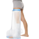 Waterproof Wide Full Leg Cast Cover Reusable for Shower after Surgery with Non-Slip Bottom, V1369-AZ3-W-18888