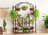Multi-Layer Plant Stand Large Flower Bonsai Pots Display Rack For Garden Balcony V767-HJ-ZM1627