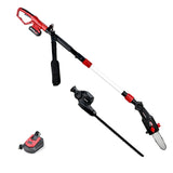 BAUMR-AG 20V SYNC Cordless Pole Saw & Hedge Trimmer Combo, 8 inch Chainsaw Pruner, Telescopic V219-GTCCLSBMHC3A