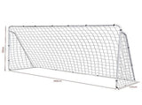 3.6m x 1.8m Portable Soccer Goal Net Steel Post Frame Backyard Football Training Set V63-952511