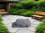Artificial Foam Rock Decor, Lightweight Realistic Stone Ornament For Aquarium Lawn Patio Porch V1369-AZ3-W-15126