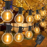 Outdoor Light Garland, 30 m with 50 plus 2 G40 LED Bulbs, IP45 Waterproof, Warm White V1188-MS-520-075