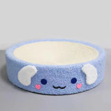 Adorable Blue Cinnamon Dog Scratching Post and Lounger - 41cm Cat Scratch Proof Basin V888-ELOSUNG25096