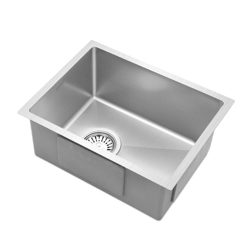 Cefito Kitchen Sink 44X34CM Stainless Steel Nano Basin Single Bowl Silver SINK-NA-3444-SI