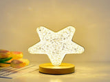 Decorative Table Lamp Bedside Night Light Romantic Table Lamps Innovative Ornaments for Bedroom Star V1294-YM0901-3119240070112