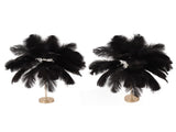 Feather Table Lamp 3 Color Dimmable Touch Switch USB Plug in Romantic Modern Decorative Bedside V1294-YM0703-3119230059412