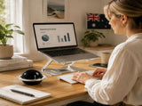 360&deg Rotating Laptop Stand Set - Ergonomic Cooling Desk V888-ELOSUNG54284