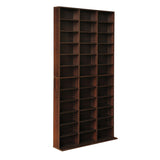 Artiss Bookshelf CD Storage Rack - BERT Walnut CD-SHELF-ES-AB