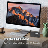 Laser DAB Plus FM Portable Radio with Bluetooth V1031-SPK-DABFM-429