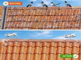 2 Pack Reflective Wind Powered Scare Devices, Weatherproof Reflective Deterrent for Outside,Protect V1370-AZ4-07794