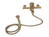 Brass Shower European Antique Simple Wall Mount Handheld Shower Set with Accessories for V1294-YM0521-3112220097011