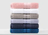 White Cotton Towel Set - Quick Dry, Extra Thick & Absorbent, Perfect for Bath & V888-ELOSUNG17426