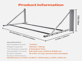Wall Mounted Folding Tire, 32" - 48" Adjustable Tire, Q235 Heavy-Duty Steel Tire Storage V952-BGSLTJKDKDJ3PDEVOV0