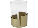 Aura Subtle Pillar Candleholder 13x25cm V637-78718CDL