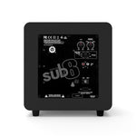 Kanto SUB8 300W 8" Sealed Powered Subwoofer, Matte Black V398-KO-SUB8VMB-I