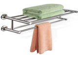 15" Towel Bar Wall Mounted, Stainless Steel Double Towel Rack, Bathroom Towel Holder Organizer for V1366-AZ2-W-24298
