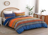 Stripe Aveline Marigold Quilt / Doona / Duvet Cover set V745-AQ082104Q3