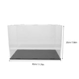 Transparent Acrylic Baseball Cap Display Case for Signed Hats Collector Display Stand V1192-AZ-W-24754