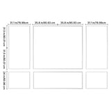 Wall Molding 3 Pack, Wainscoting Panels Kit, Lightweight Paintable Polystyrene, Easy to Install V952-QMSTJBYX2X1D4KCQL001V0