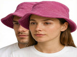 Stingy Brim Terry Towelling Bucket Hat Daggy Fishing Camping Lad Cap 100% COTTON - Fuchsia V563-STINGYTWLING-FUCHSIA-XXL