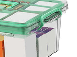 Portable Medicine Box Multilayer Large Capacity Emergency First Aid Kit Box with Handle for Home V1294-YM0901-3117240230611