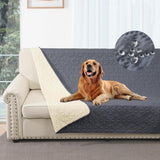 Cover of Sofa 100 Waterproof Gray, 130, Sofa Chats, Chiens Cover of Bed Convient Aux Enfants Cover V1237-MS-626-461