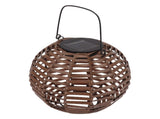 Rattan Solar Lantern Outdoor LED Hanging Lantern Waterproof Landscape Decorative Lamp for Garden V1294-YM0710-3119230151311