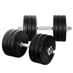 Everfit 35kg Dumbbell Set Weight Plates Dumbbells Lifting Bench FIT-K-DB-SET-35KG