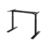 Artiss Standing Desk Frame Only Dual Motor Motorised Adjustable 125KG Load Black HASD-B-M10-BK