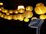 Solar LED String Lights 6.5M Nylon, 30 LEDs, Outdoor Garden Party Decor V1263-JX-5082
