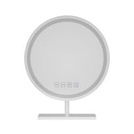 Embellir Makeup Mirror 40x40cm Hollywood Vanity with LED Light Tabletop Round MM-E-STAND-R40-BT