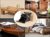 Table hinge - Folding hinge - 0-90 degree foldable - 8-pack - Lockable hinge - Lockable extension V1259-DP01-BO-76