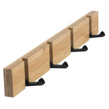 Coat Hook Coat Rack Hook Bamboo Umbrella Holding Home Users Door Behind 1 Set V1369-AZ3-W-18190