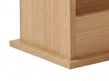 Levede Narrow Side Table Magazine Rack Slim End Bedside Storage Table Bedroom NI1091-BR-AU