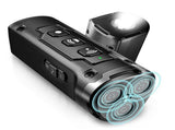 Black Multifunctional Ultrasonic Dog Repeller & Flashlight - Long-Range SOS Emergency Light V888-ELOSUNG15617